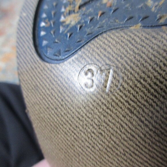 San Cipriano Pointed Toe Ankle Strap Pumps Women 37 Brown High Heels y2k vtg 322 - Picture 7 of 10